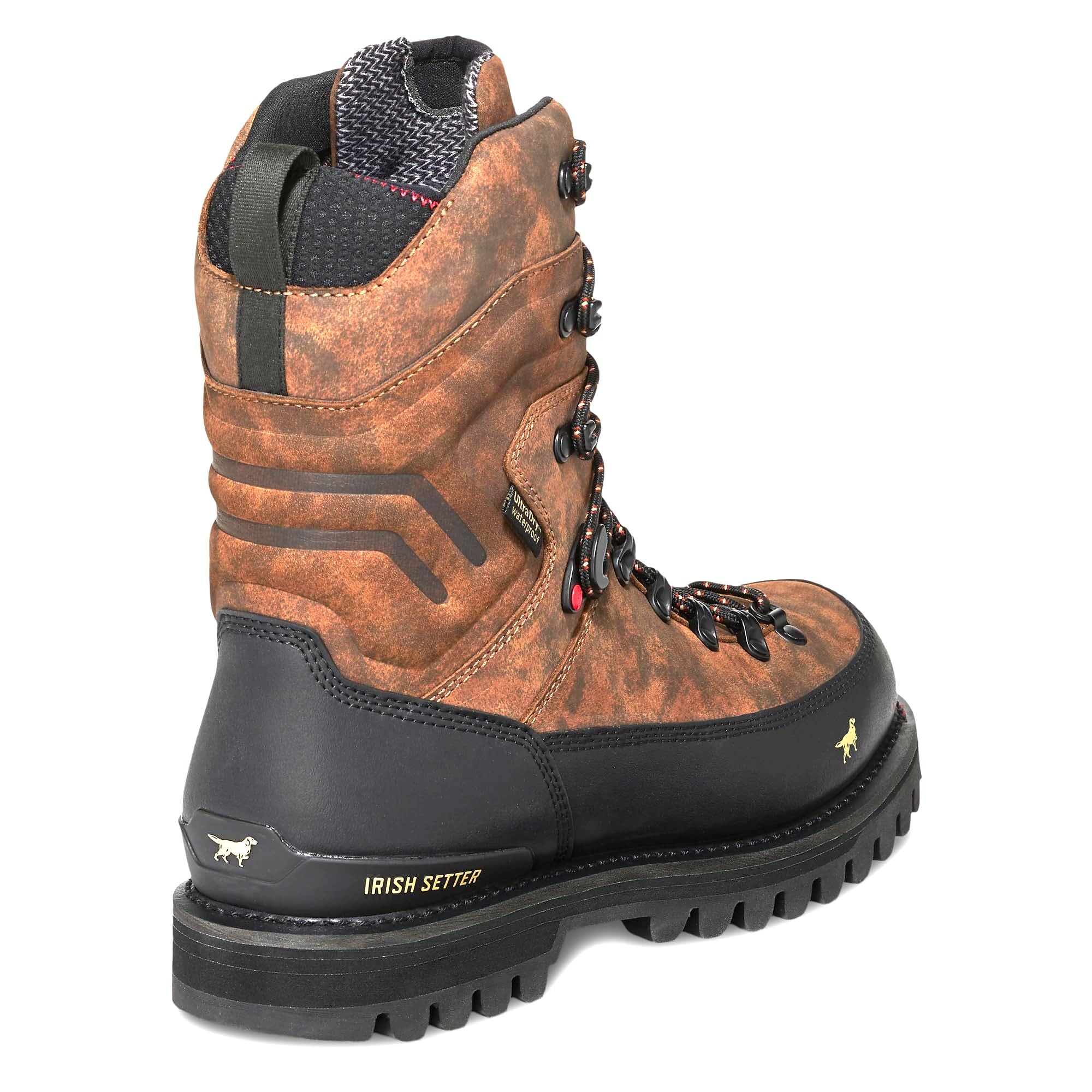 Irish Setter, Elk Tracker XD, Men’s, 10", Waterproof, Hunting Boot, Field Camo - Image 3