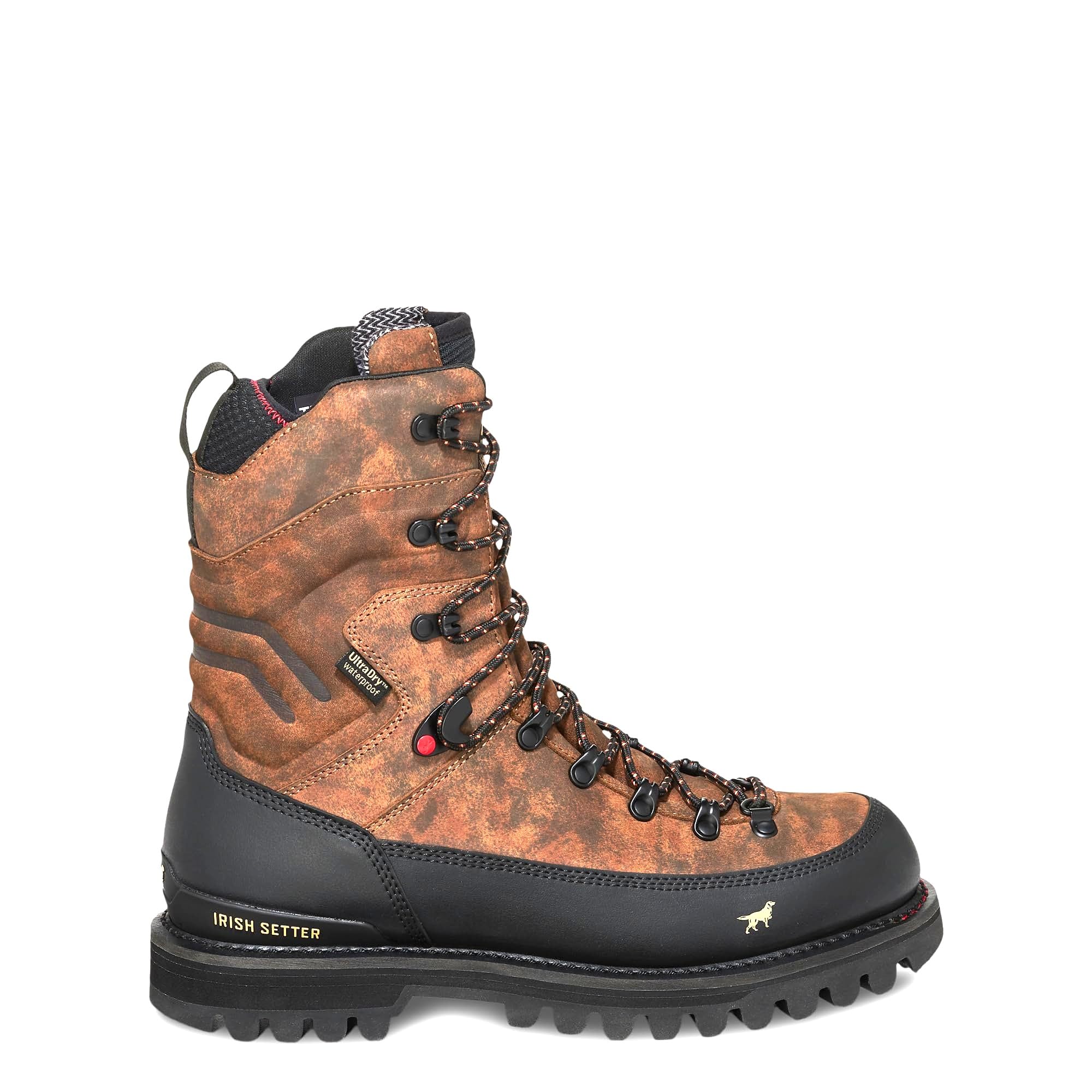 Irish Setter, Elk Tracker XD, Men’s, 10", Waterproof, Hunting Boot, Field Camo - Image 4