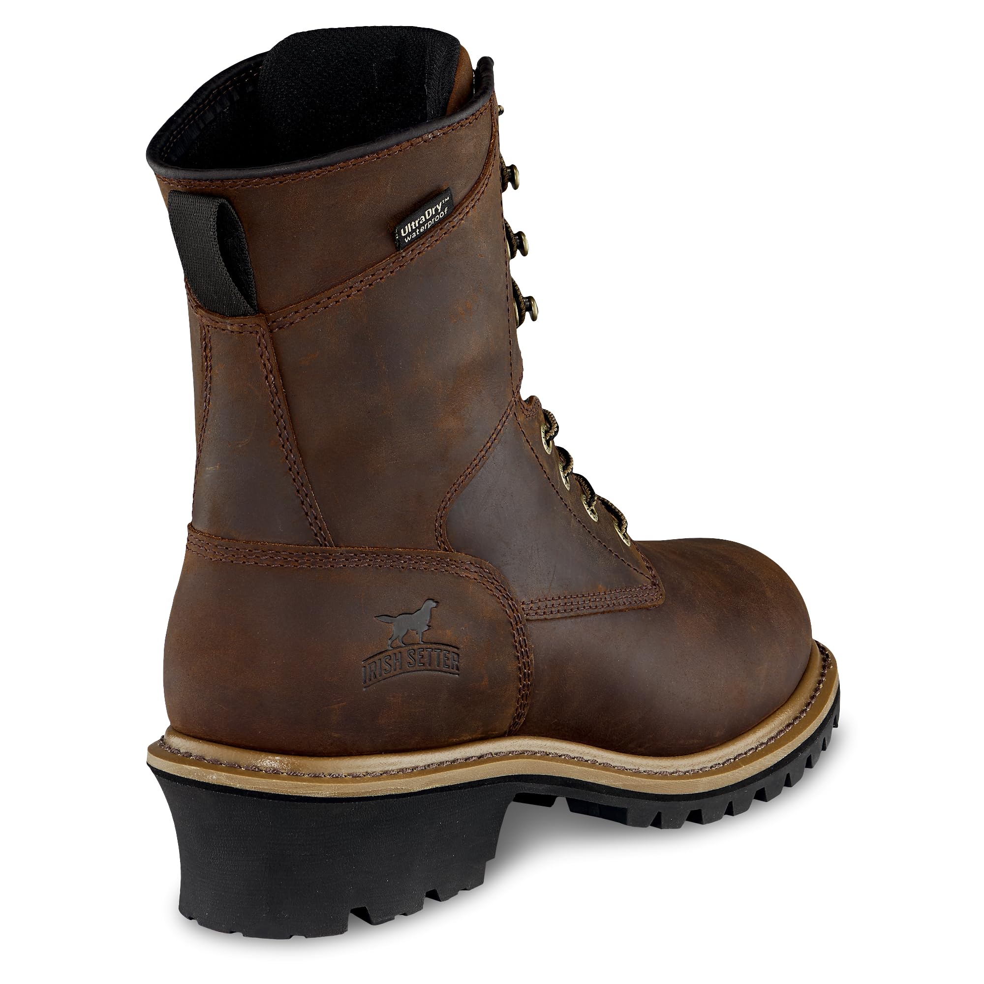 Irish Setter, Mesabi, Men’s, 8", Waterproof, Insulated 600g, Steel Safety Toe, Logger Boot - Image 3