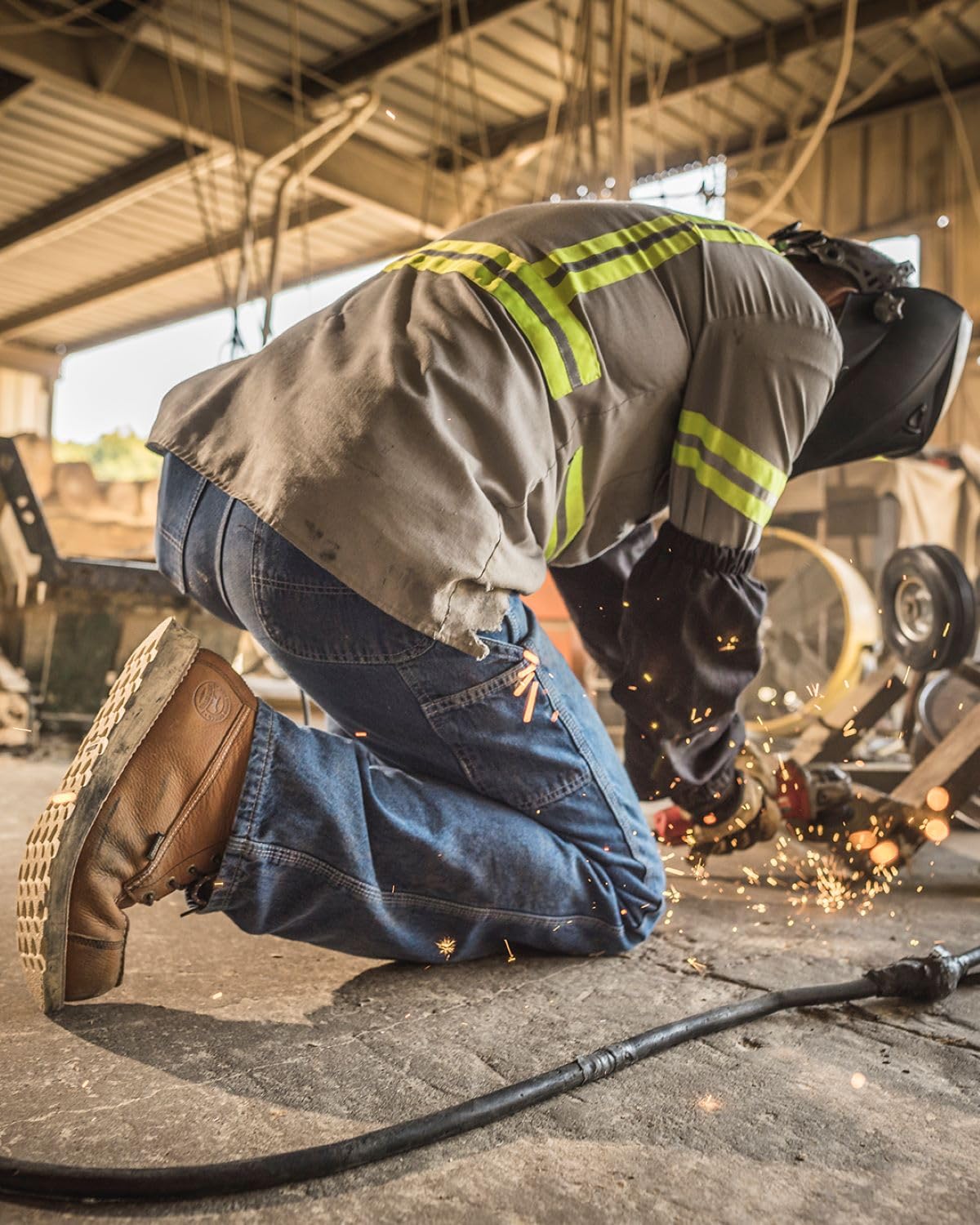 Irish Setter, Wingshooter ST, Men's, 6", Waterproof, Non-Metallic Safety Toe, Work Boot - Image 3